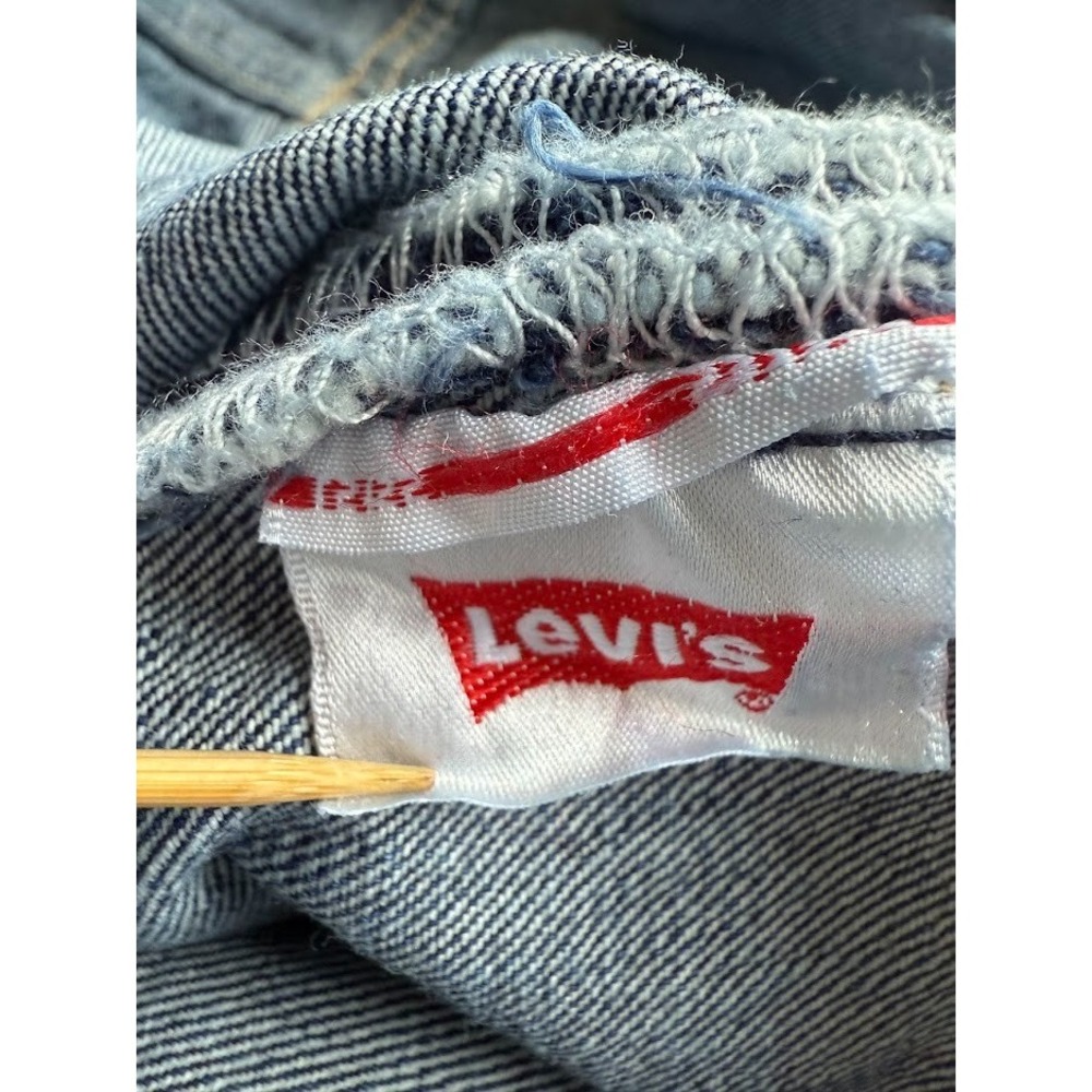 Levis 501 Jeans Men 36 X 30 Button Fly‎ Straight Blue Denim Made In Haiti - Picture 15 of 16